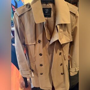 New York & Company Beige Trench Coat